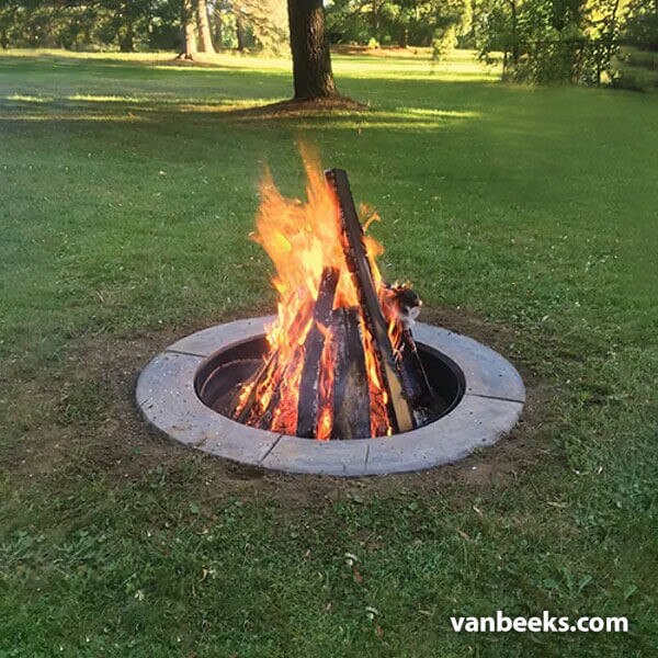 EDS Concrete Chisel Fire Pit Kit
